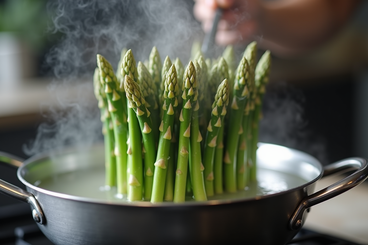 asperges cuisson